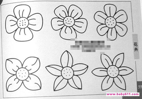 花卉装饰简笔画