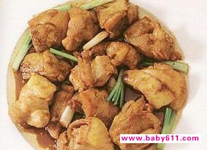 葱爆鸡块 葱爆鸡块