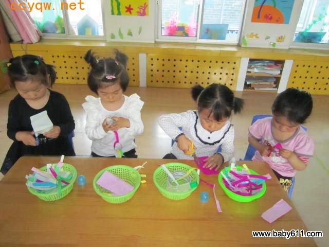 幼儿园六一儿童节手工制作教案:漂亮的拉花
