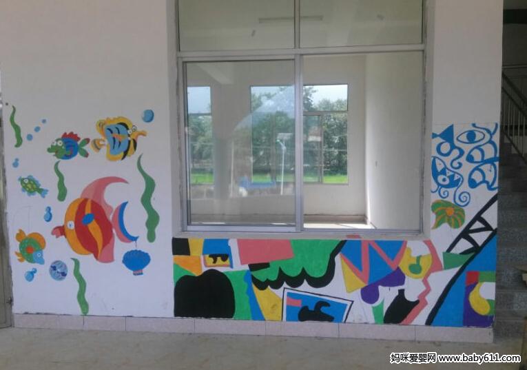 幼师手绘的环境创设(2) - 墙面布置