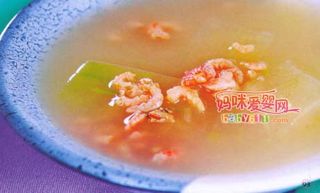 海米冬瓜汤(孕晚期准妈妈补充钙质)
