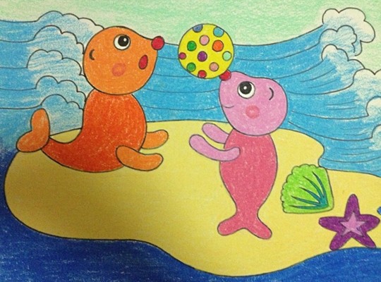绘画作品 幼儿园儿童画的课程指导与范画欣赏