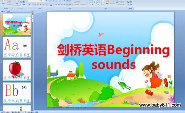 �����ٶ�Ӣ��Ԥ������Beginning sounds (PPT�μ���