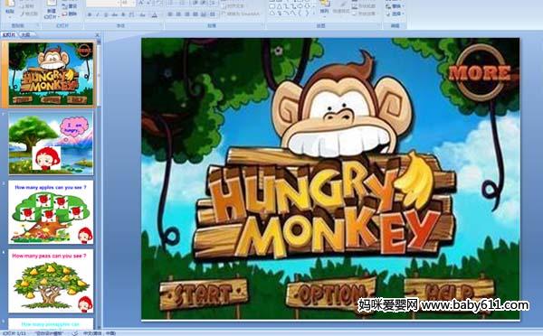 ׶԰ӢHungry_monkey(pptμ)