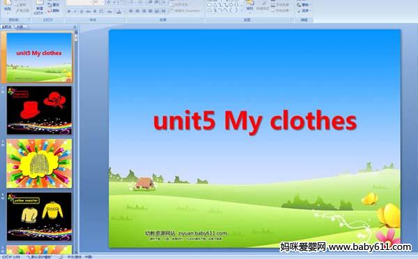 unit5 My clothes