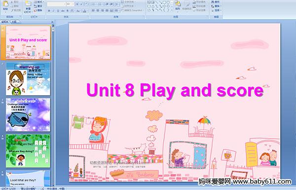Unit 8 Play and score