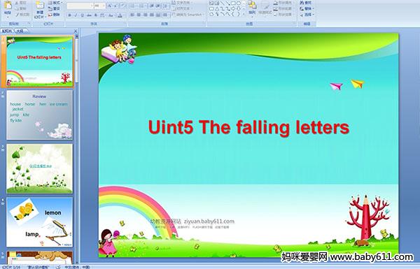 �����ٶ�Ӣ���Uint5 The falling letters(��ý��μ�)