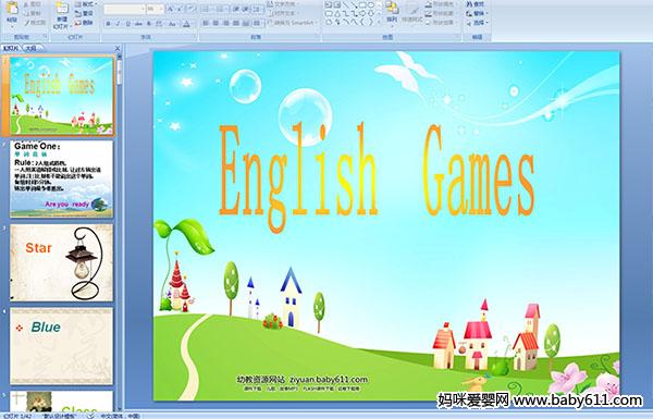 ׶԰ӢEnglish  GamesӢϷ(PPTμ)