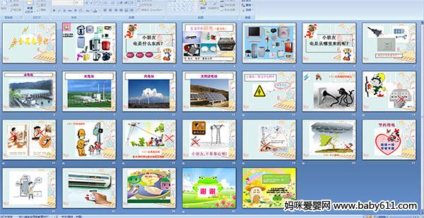 幼儿园大班安全PPT课件--安全用电常识