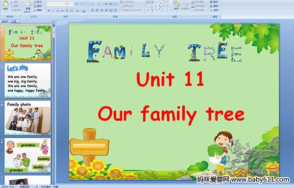 ٶӢμUnit11  Our family tree