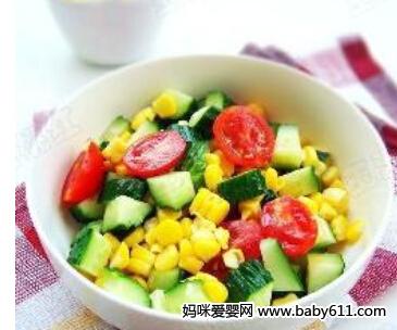 儿童菜谱蔬菜类:田园蔬菜沙拉 - 儿童菜谱蔬菜