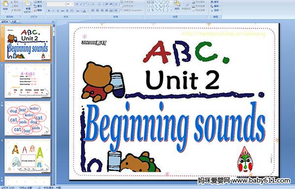 ٶӢPPTμUnit 2 Beginning sounds