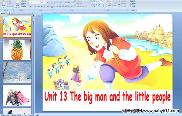 ������Ӣ��Ԥ�����μ���Unit 13 The big man and the little people