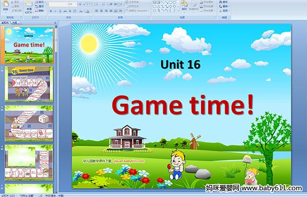 ������Ӣ��Ԥ��������Unit16 Game time!PPT�μ�