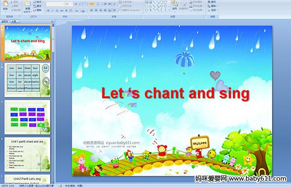 �����ٶ�Ӣ��һ����Let ��s chant and sing(��ý��μ�)