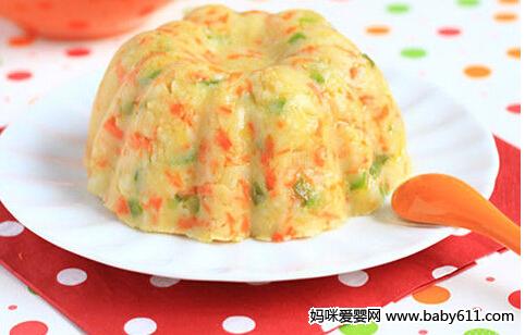 1—2岁宝宝食谱:青椒胡萝卜山药泥