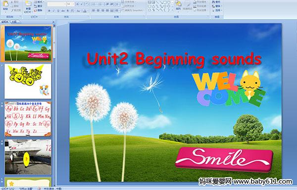 �����ٶ�Ӣ��μ���Unit2 Beginning sounds