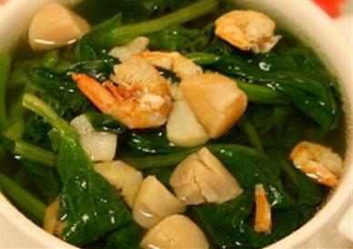 干贝菠菜汤