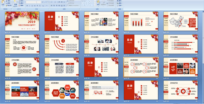 2019年度工作总结汇报PPT课件