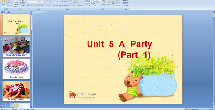 Unit5 A party